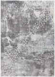5' X 7' Blue Abstract Power Loom Area Rug - Homeroots