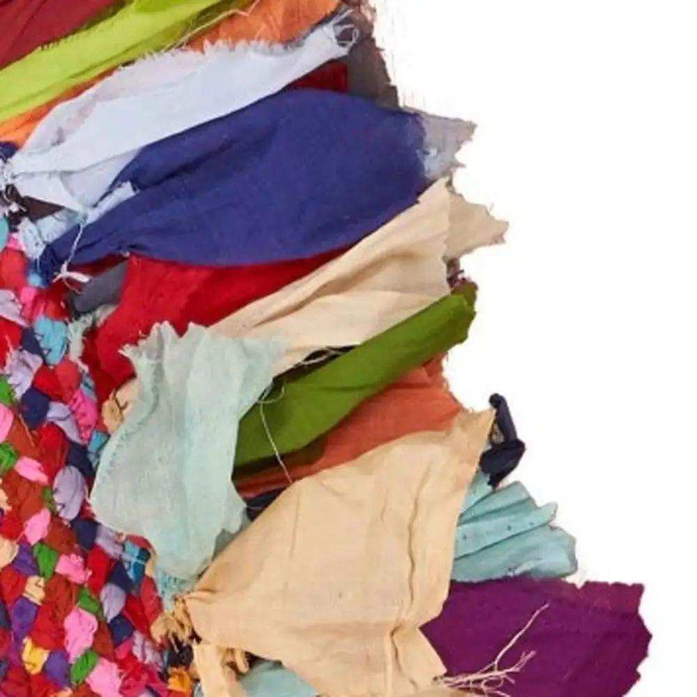 Natural Jute Multicolored Medallion Area Rug With Fringe - Homeroots - Flyclothing LLC