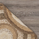 Multicolored Concentric Boutique Jute Rug - Homeroots - Flyclothing LLC