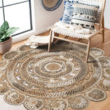 Daisy Geometric Multicolored Boutique Jute Rug - Homeroots - Flyclothing LLC