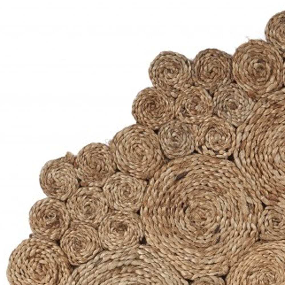 Bursting Medallion Boutique Jute Rug - Homeroots - Flyclothing LLC