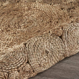 Bursting Medallion Boutique Jute Rug - Homeroots - Flyclothing LLC