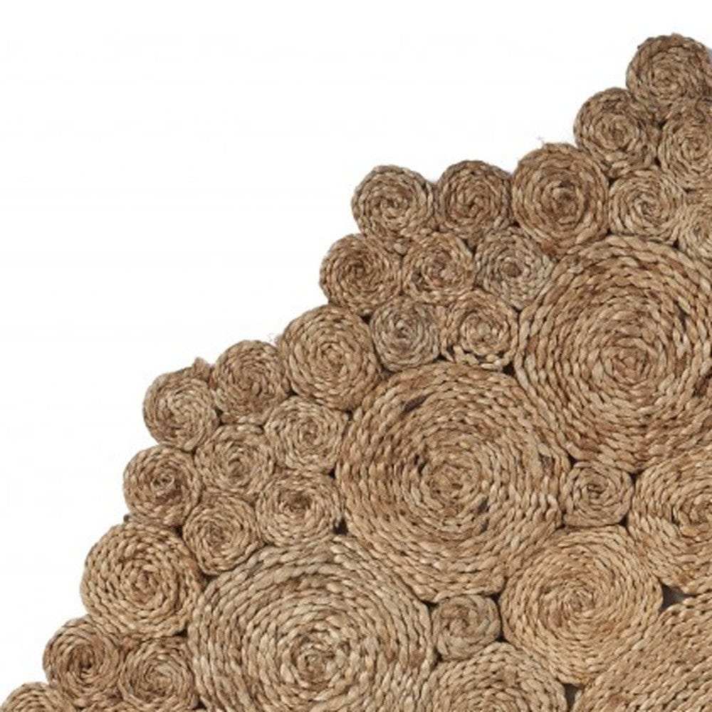 Bursting Medallion Boutique Jute Rug - Homeroots - Flyclothing LLC