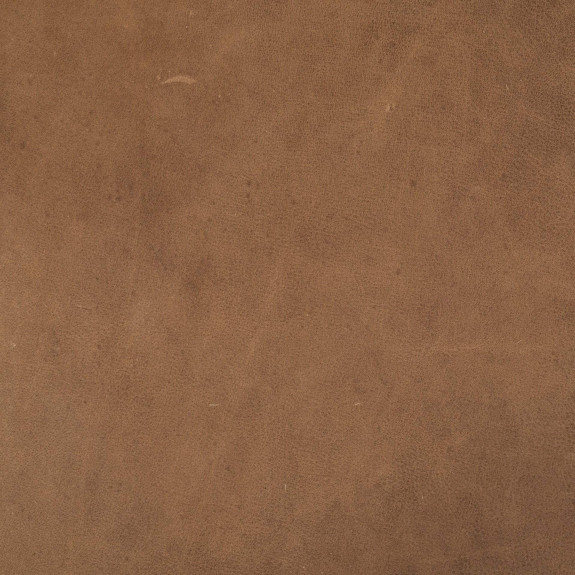 36" Brown Faux Leather Cube Ottoman - Homeroots - Flyclothing LLC