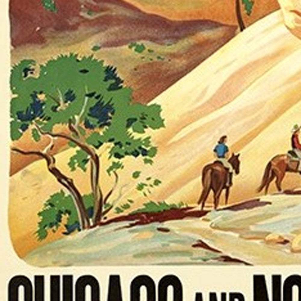 36" X 54" Vintage 1950S Bryce Canyon National Park Wall Art - Homeroots - Flyclothing LLC