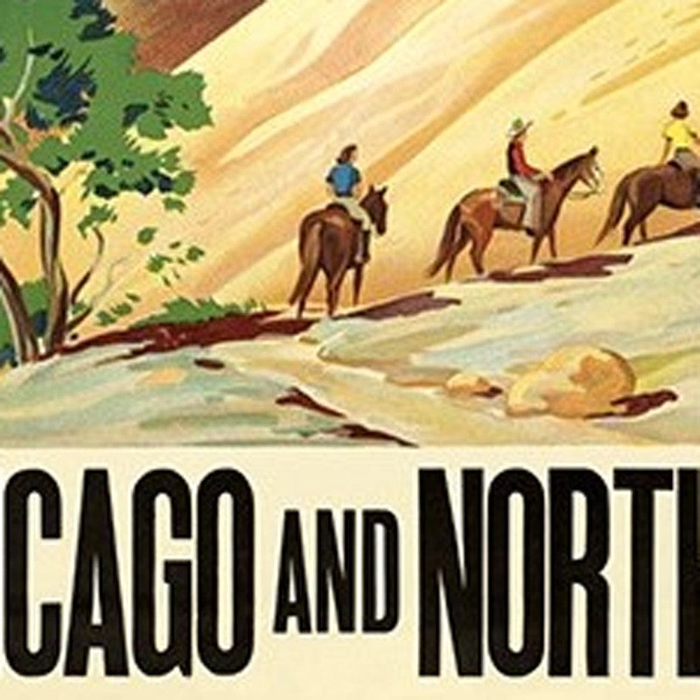 20" X 30" Vintage 1950S Bryce Canyon National Park Wall Art - Homeroots
