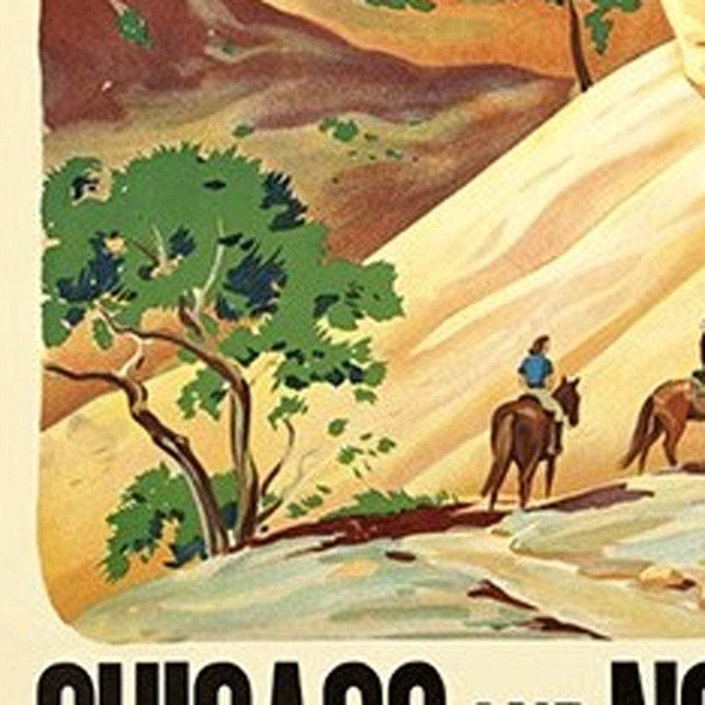 Vintage 1950S Bryce Canyon National Park Unframed Print Wall Art - Homeroots - Flyclothing LLC