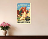 12" X 18" Vintage 1950S Bryce Canyon National Park Wall Art - Homeroots