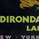 Vintage 1920S Adirondack Mountains Unframed Print Wall Art - Homeroots - Flyclothing LLC