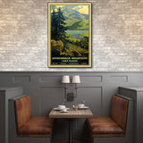 12" X 18" Vintage 1920S Adirondack Mountains Wall Art - Homeroots