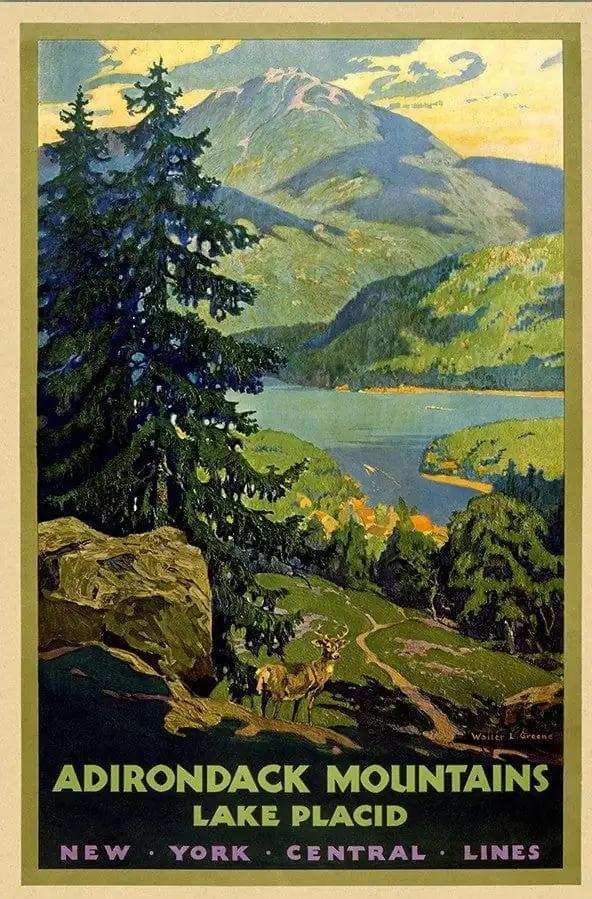 New York Railroad Vintage Travel Unframed Print Wall Art - Homeroots - Flyclothing LLC