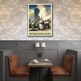 Cleveland Union Terminal Vintage Travel Unframed Print Wall Art - Homeroots