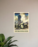 Cleveland Union Terminal Vintage Travel Unframed Print Wall Art - Homeroots