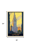 Cleveland Union Terminal Vintage Travel Unframed Print Wall Art - Homeroots - Flyclothing LLC