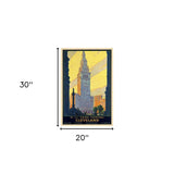 Cleveland Union Terminal Vintage Travel Unframed Print Wall Art - Homeroots - Flyclothing LLC