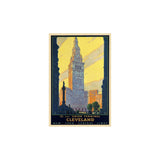 Cleveland Union Terminal Vintage Travel Unframed Print Wall Art - Homeroots
