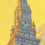 Cleveland Union Terminal Vintage Travel Unframed Print Wall Art - Homeroots - Flyclothing LLC