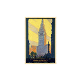 Dunes Beaches Vintage Travel Unframed Print Wall Art - Homeroots - Flyclothing LLC