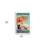 Dunes Beaches Vintage Travel Unframed Print Wall Art - Homeroots - Flyclothing LLC