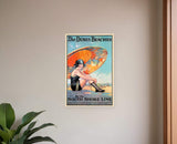 Gulf Coast Golf 1932 Vintage Travel Unframed Print Wall Art - Homeroots - Flyclothing LLC