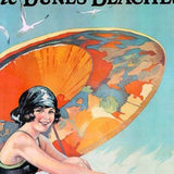 Gulf Coast Golf 1932 Vintage Travel Unframed Print Wall Art - Homeroots - Flyclothing LLC