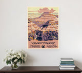 20" X 28" Grand Canyon C1938 Vintage Travel Poster Wall Art - Homeroots - Flyclothing LLC