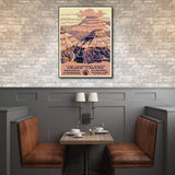 18" X 24" Grand Canyon C1938 Vintage Travel Poster Wall Art - Homeroots - Flyclothing LLC