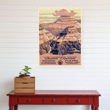 18" X 24" Grand Canyon C1938 Vintage Travel Poster Wall Art - Homeroots