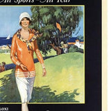 Gulf Coast Golf 1932 Vintage Travel Unframed Print Wall Art - Homeroots - Flyclothing LLC