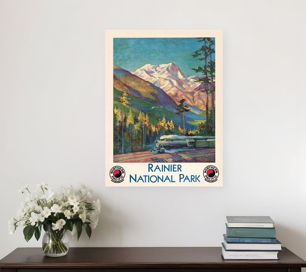20" X 28" Rainier National Park C1920S Vintage Travel Poster Wall Art - Homeroots