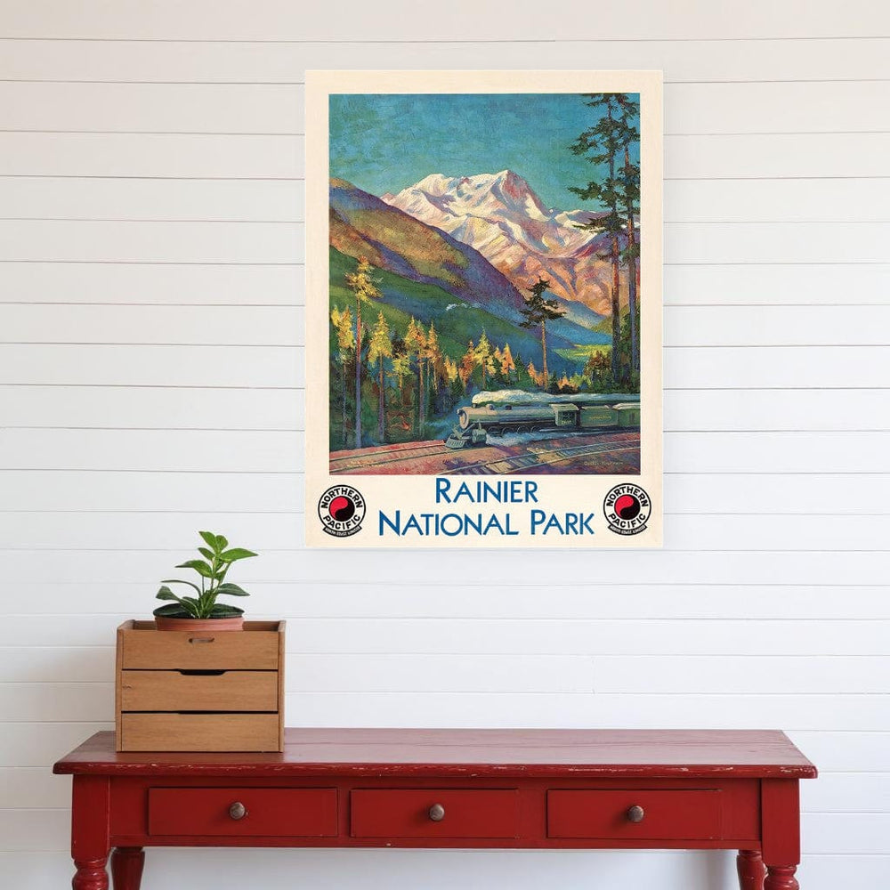 18" X 24" Rainier National Park C1920S Vintage Travel Poster Wall Art - Homeroots