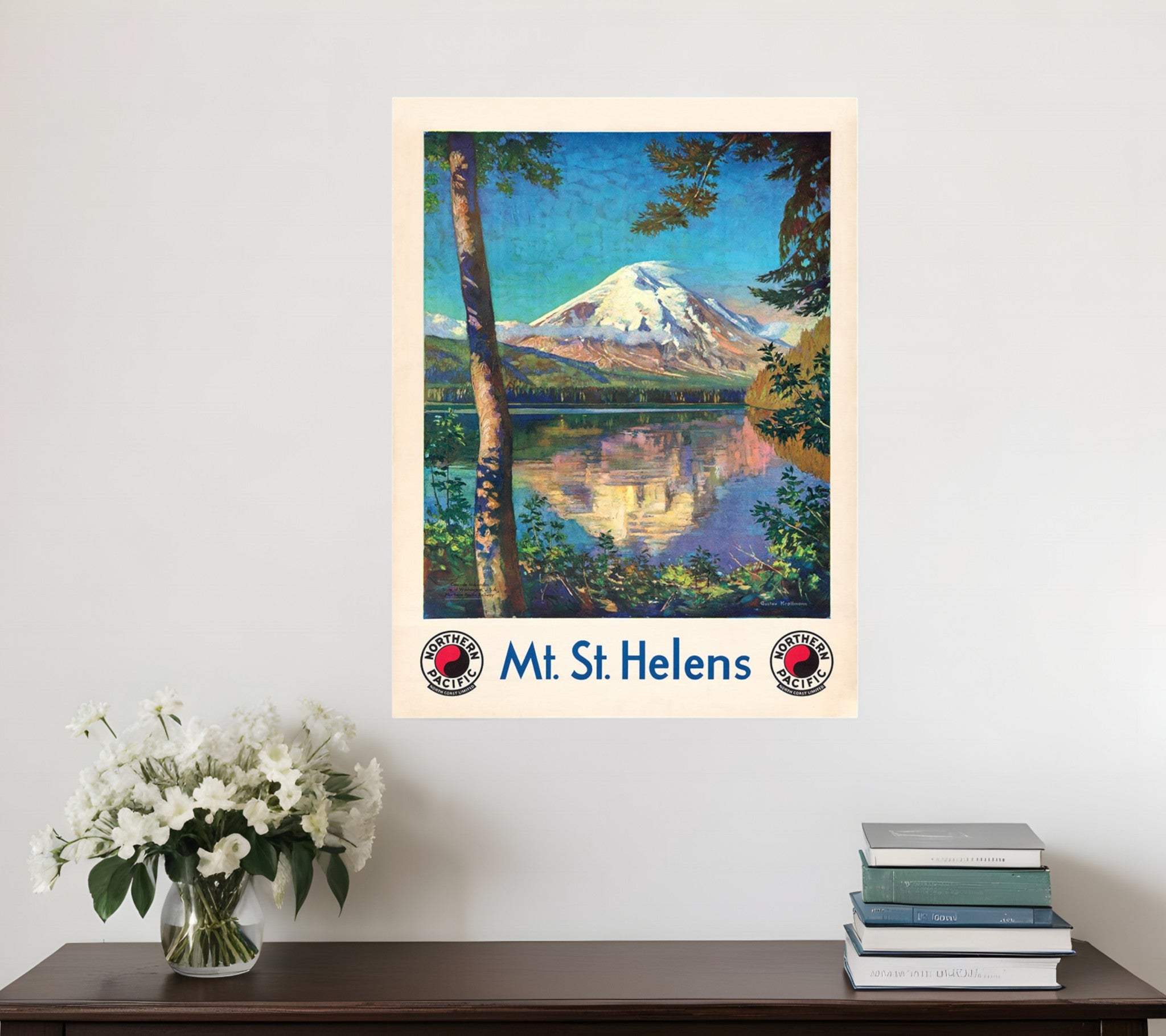 20" X 28" Mt. St. Helens C1920S Vintage Travel Poster Wall Art - Homeroots - Flyclothing LLC