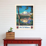 18" X 24" Mt. St. Helens C1920S Vintage Travel Poster Wall Art - Homeroots