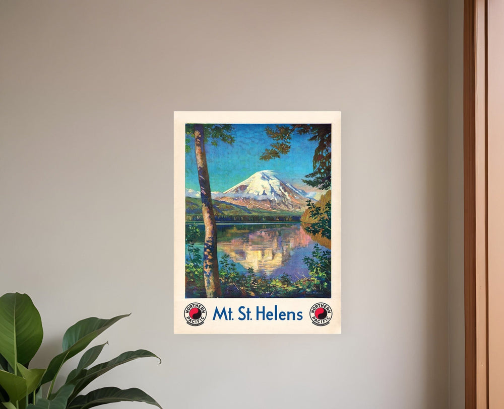 11" X 14" Mt. St. Helens C1920S Vintage Travel Poster Wall Art - Homeroots