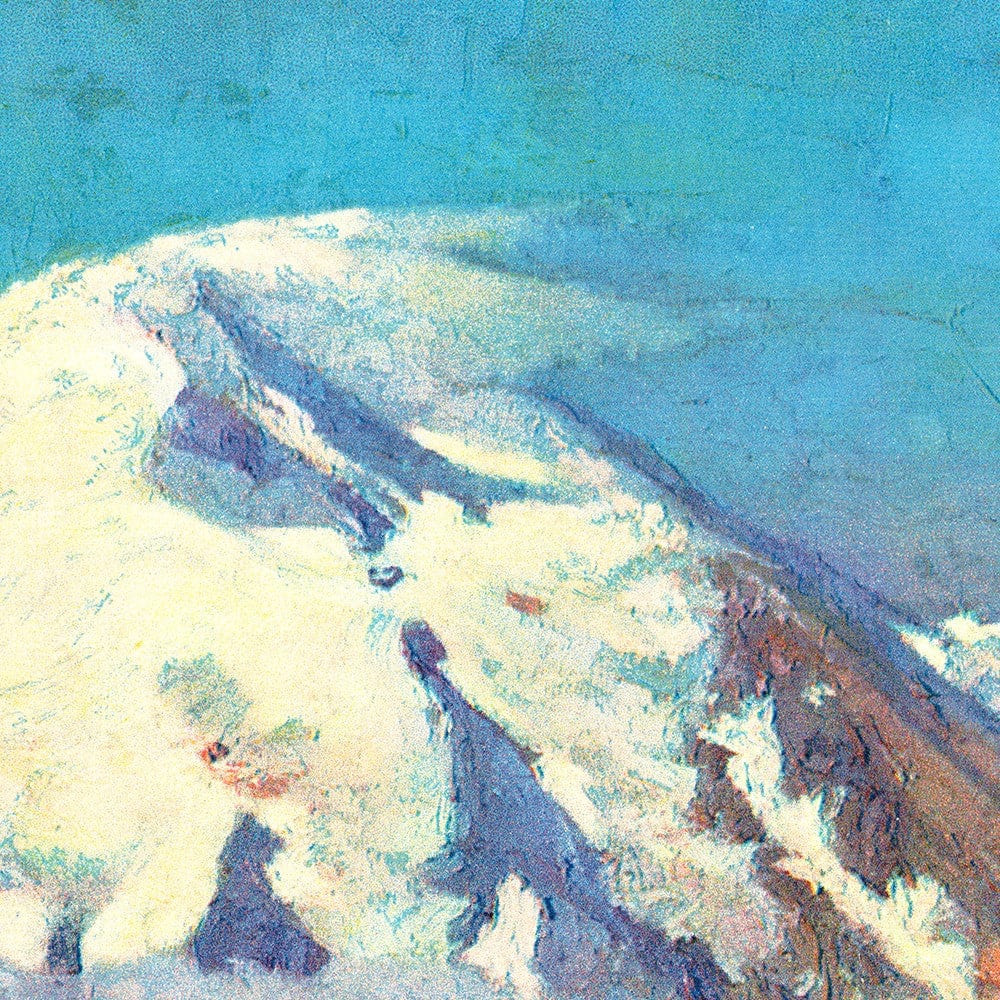 8.5" X 11" Mt. St. Helens C1920S Vintage Travel Poster Wall Art - Homeroots - Flyclothing LLC