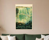 36" X 54" Niagra Falls New York C1920S Vintage Travel Poster Wall Art - Homeroots