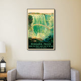 24" X 36" Niagra Falls New York C1920S Vintage Travel Poster Wall Art - Homeroots - Flyclothing LLC