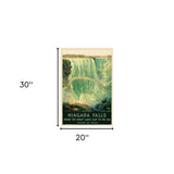 20" X 30" Niagra Falls New York C1920S Vintage Travel Poster Wall Art - Homeroots - Flyclothing LLC
