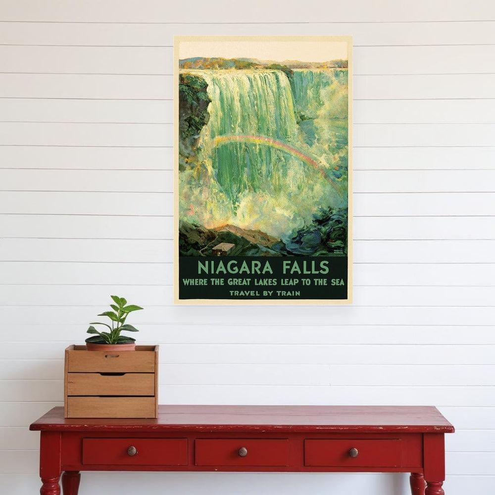16" X 24" Niagra Falls New York C1920S Vintage Travel Poster Wall Art - Homeroots