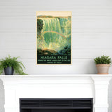 12" X 18" Niagra Falls New York C1920S Vintage Travel Poster Wall Art - Homeroots