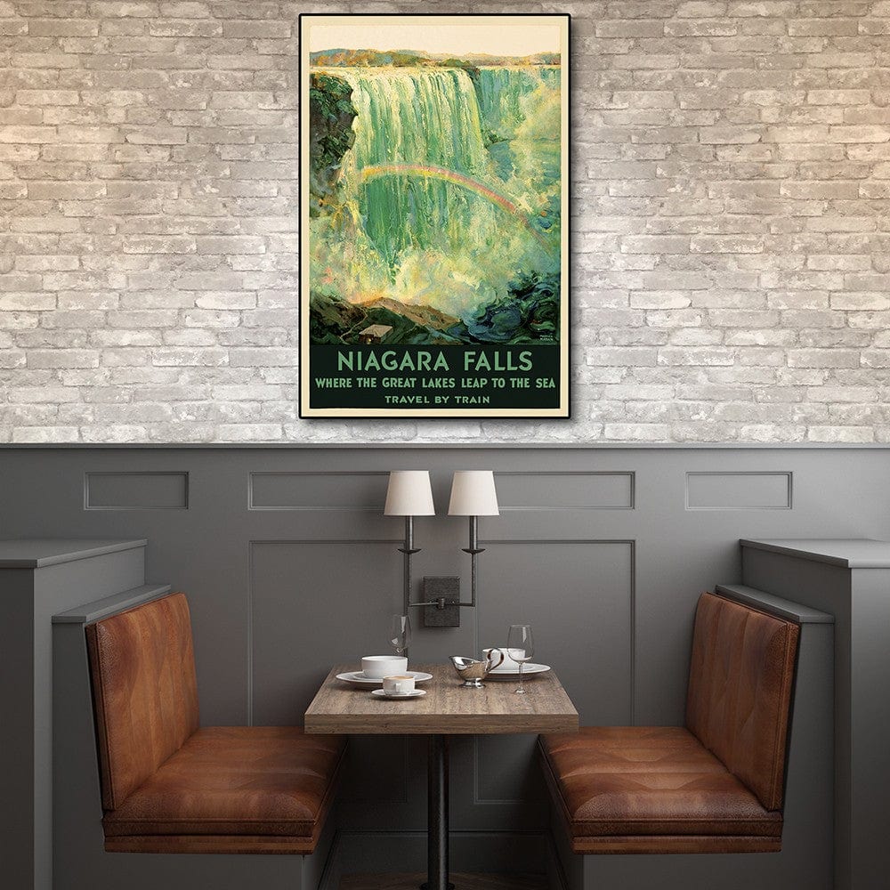 12" X 18" Niagra Falls New York C1920S Vintage Travel Poster Wall Art - Homeroots - Flyclothing LLC