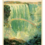 9" X 12" Niagra Falls New York C1920S Vintage Travel Poster Wall Art - Homeroots
