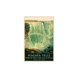 9" X 12" Niagra Falls New York C1920S Vintage Travel Poster Wall Art - Homeroots