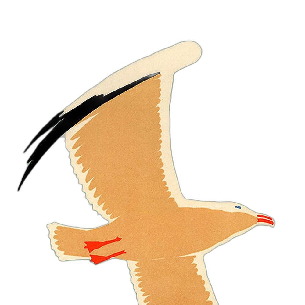 9" X 12" Birds Over Lake Michigan C1929 Vintage Travel Poster Wall Art - Homeroots - Flyclothing LLC