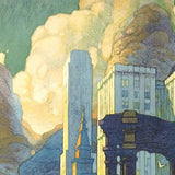 12" X 18" Vintage 1929 Chicago Michigan Ave Travel Poster Wall Art - Homeroots