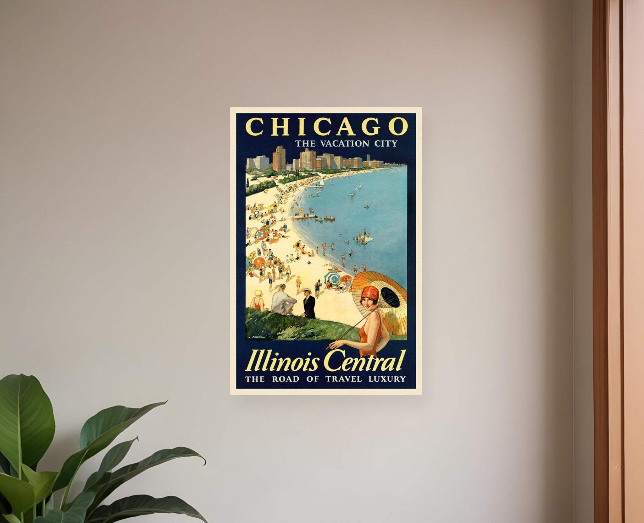 Vintage 1934 California Travel Unframed Print Wall Art - Homeroots - Flyclothing LLC