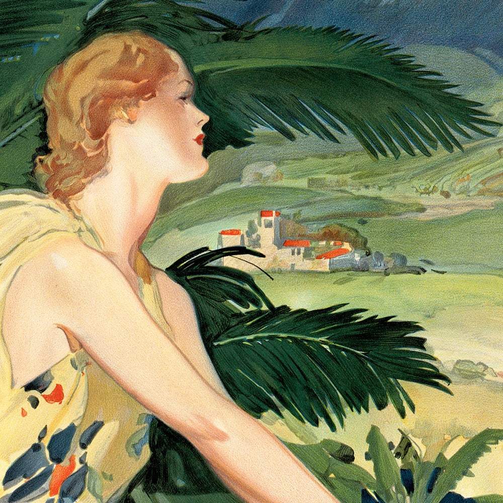 Vintage 1934 California Travel Unframed Print Wall Art - Homeroots - Flyclothing LLC