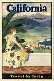 Vintage 1934 California Travel Unframed Print Wall Art - Homeroots