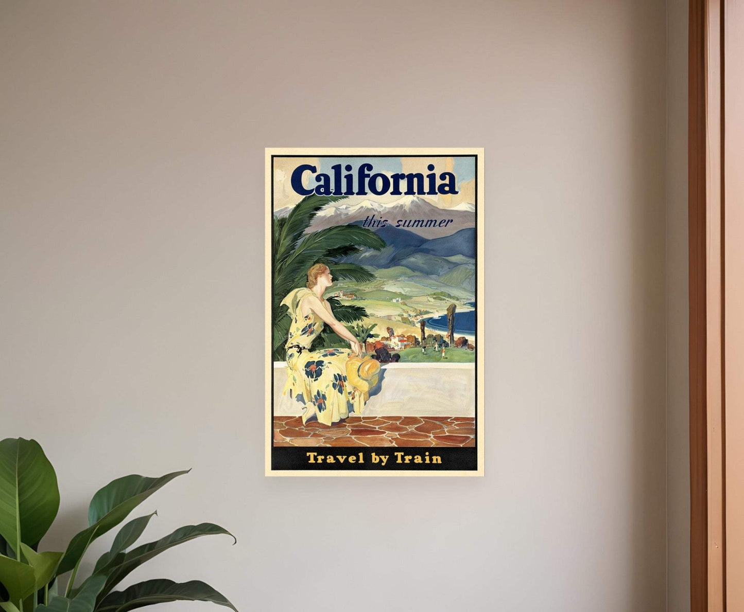Washington Dc Vintage Travel Unframed Print Wall Art - Homeroots - Flyclothing LLC