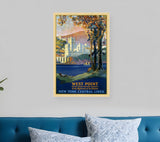 West Point New York Vintage Travel Unframed Print Wall Art - Homeroots